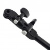 Clamp clip mount - selfie stick - flex jaw - for GoPro Hero 8 9 10 Xiaomi YI 4K SJ4000 SJ5000 SJ6000