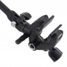 Clamp clip mount - selfie stick - flex jaw - for GoPro Hero 8 9 10 Xiaomi YI 4K SJ4000 SJ5000 SJ6000