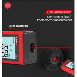 UNI-T UT373 - mini digital Laser tachometer - with backlight - non-contact - RPM
