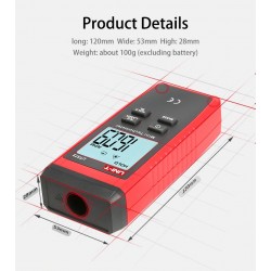 UNI-T UT373 - mini digital Laser tachometer - with backlight - non-contact - RPM