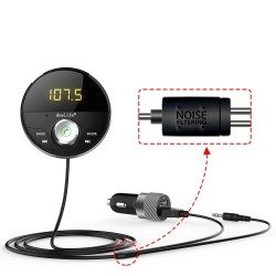 FM modulator - transmitter - Bluetooth - car MP3 player - 3.5mm jack - AUX - handsfreeAudio
