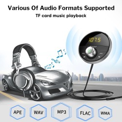 FM modulator - transmitter - Bluetooth - car MP3 player - 3.5mm jack - AUX - handsfreeAudio