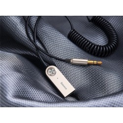 Baseus BA01 - USB cable - wireless adapter - Bluetooth - 3.5 AUX jack - hands free - microphoneAudio