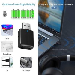 KN330 - USB - Bluetooth - transmitter - audio receiver - 3.5 mm AUX jack - 3 in 1 adapter