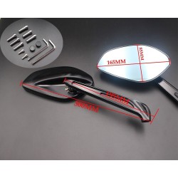Motorcycle mirrors - CNC aluminum - for Ducati Diavel / XDiavel / Monster