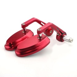 Motorcycle mirrors - for handlebar ends - CNC aluminum - universal - 7/8" - 22mm threadMirrors