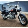 Universal motorcycle oval mirrors - chrome - 10mm thread - eagle signMirrors