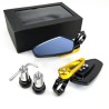 Motorcycle rearview mirrors - for handlebar ends - universal - aluminum - 7/8" - 22mmMirrors