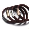 Magnetic buckle - clasp - for leather cord bracelets - stainless steel - DIY - 2 pieces