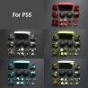 Full chrome set - for Playstation PS5 controller - buttons / thumbsticks / joystick cap / L1 / R1 / L2 / R2 / D-pad