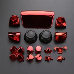 Full chrome set - for Playstation PS5 controller - buttons / thumbsticks / joystick cap / L1 / R1 / L2 / R2 / D-padAccessories