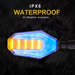 Universal motorcycle turn signal lights - LED - 2 pieces