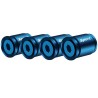 Sport - car tire valves - anti-theft caps - zinc alloy - 4 pieces