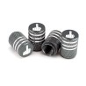 Car tire valves - aluminum caps - middle finger - 4 pieces