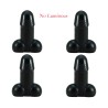 Válvulas de roda de pneu de carro - tampas luminosas - em forma de pênis - 4 peças