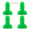 Válvulas de roda de pneu de carro - tampas luminosas - em forma de pênis - 4 peças