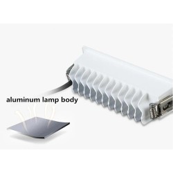 LED ceiling light - recessed strip - CREE - COB - indoor - dimmable - 2W - 30W