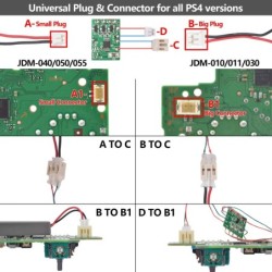 Multi-colors luminated D-pad - thumbsticks - DTF buttons - LED - kit for PS4 ControllerRepair parts