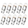 Lâmpada de carro - LED - W5W - T10 - COB - DRL - 12V - 10 peças