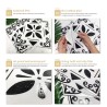 Modern self adhesive tiles - floor stickers - 30 * 30cm - 4 pieces