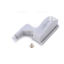 Sensor with LED light - for an inner hinge - universal - for furniture / wardrobes / cabinets