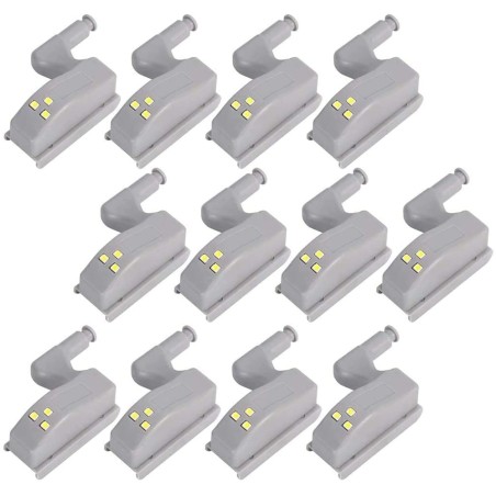 Sensor with LED light - for an inner hinge - universal - for furniture / wardrobes / cabinets