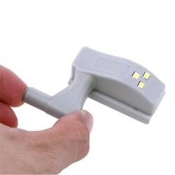 Sensor with LED light - for an inner hinge - universal - for furniture / wardrobes / cabinets