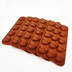 Silicone baking mould - diamond heart shaped - 8 / 15 holes