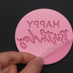 Acrylic cookie mold - Eid Hajj Mubarak / Eid Mubarak / Happy Birthday / moon / star