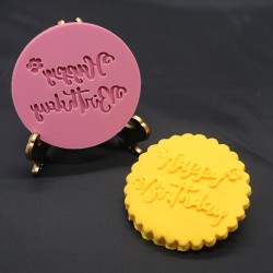 Acrylic cookie mold - Eid Hajj Mubarak / Eid Mubarak / Happy Birthday / moon / star