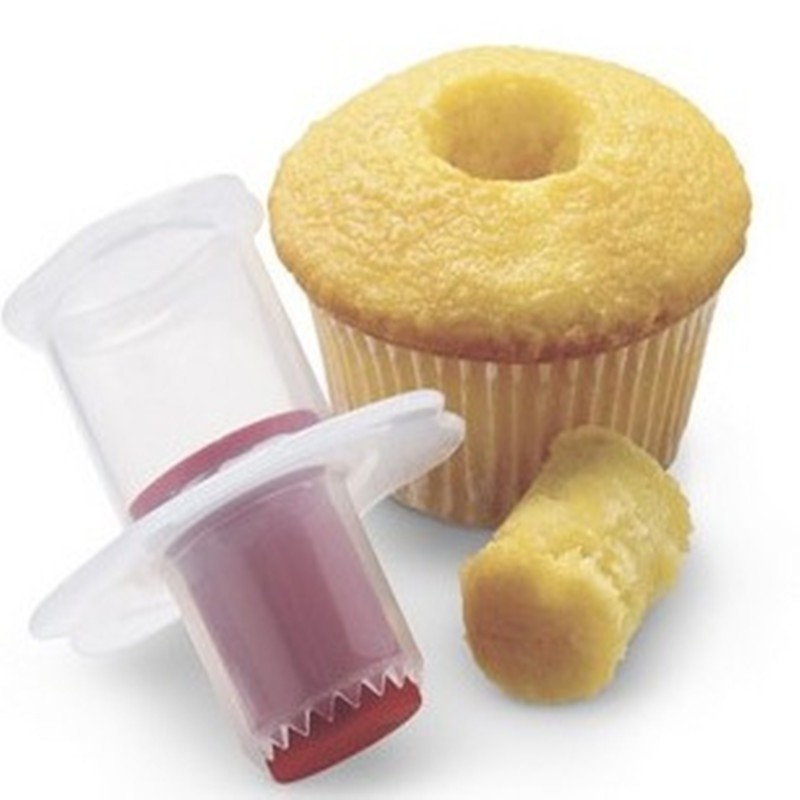 Cupcake / muffin corer - plastic plunger
