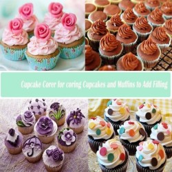 Cupcake / muffin corer - plastic plunger