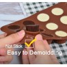 Silicone mold - for chocolate / jelly - non-stickBakeware