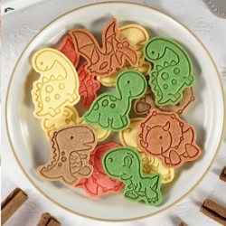 Cookie cutter mold - dinosaurs shaped - 4 pieces