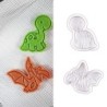 Cookie cutter mold - dinosaurs shaped - 4 pieces