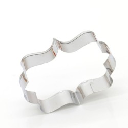 Cookie cutter mold - oval / rectangle / square - stainless steel - 8 pieces
