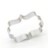 Cookie cutter mold - oval / rectangle / square - stainless steel - 8 pieces