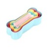 Cookie cutter mold - bone shaped - stainless steel - 5 pieces