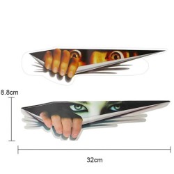 Car sticker - 3D peeking eyesStickers
