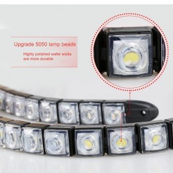 DRL car light - super bright - flexible Led strip - waterproof - 2 pieces