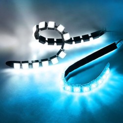 DRL car light - super bright - flexible Led strip - waterproof - 2 pieces