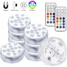 Submersible / underwater light - for aquarium / bathtub - 13LED - 16 RGB - IP68 - with RF remoteLights & lighting