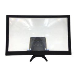 12" - HD projector - phone screen magnifying - curved glass - adjustable