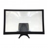 12" - HD projector - phone screen magnifying - curved glass - adjustable