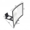 12" - HD projector - phone screen magnifying - curved glass - adjustable