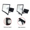 12" - HD projector - phone screen magnifying - curved glass - adjustable