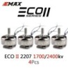Upgraded Emax ECO II Series - 1700KV / 2400KV - 3-6S - brushless motor - 4mm bearing shaft - for RC Drone Quadcopter FPV
