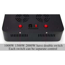 Plant grow light - hydroponic - full spectrum - COB - LED - 500W - 1000W - 1500W - 2000W