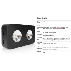 Plant grow light - hydroponic - full spectrum - COB - LED - 500W - 1000W - 1500W - 2000W