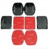 Flat / curved adhesive mount stickers - for GoPro - 8 pieces